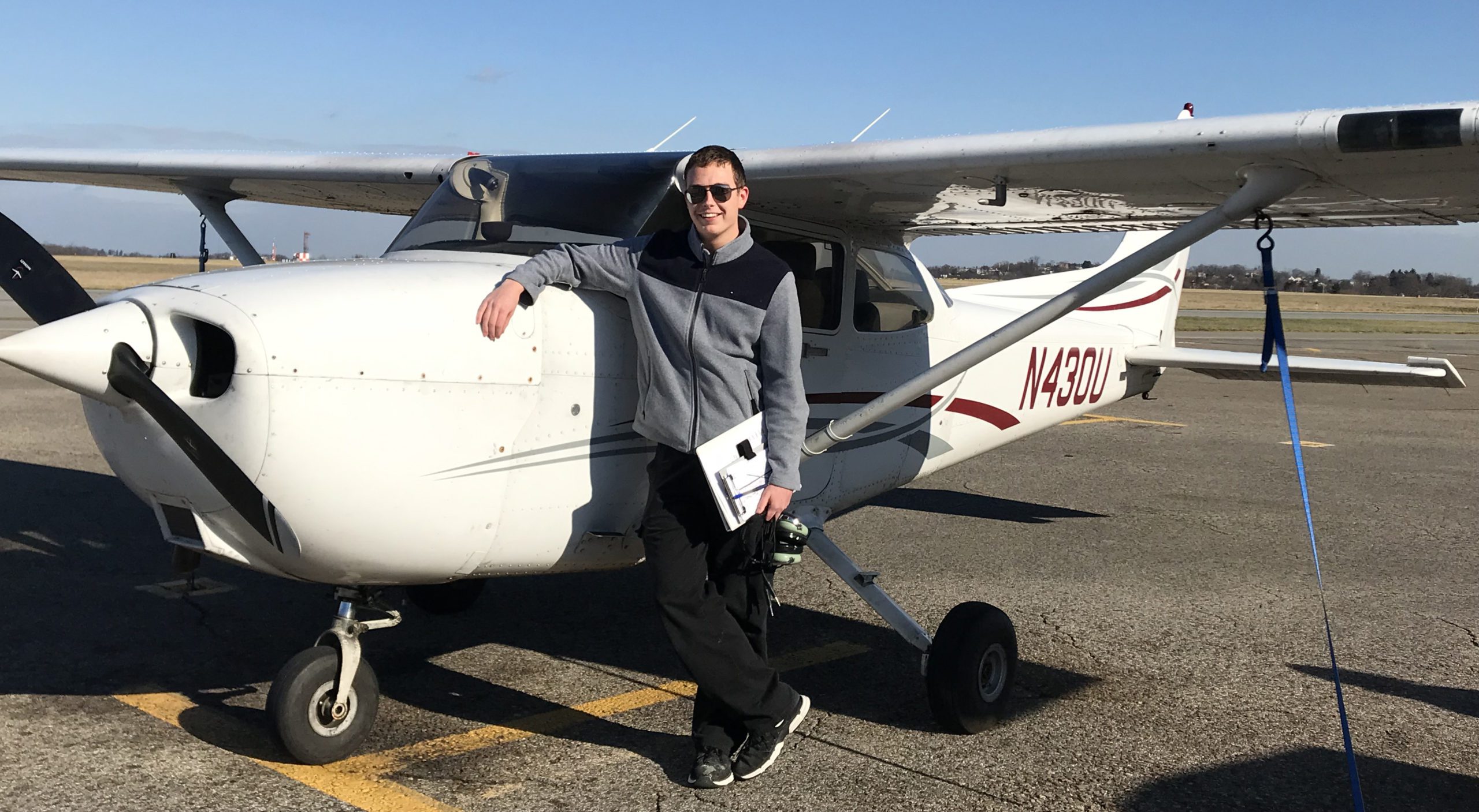 Watson Alum Overcomes Fear to Become a Future Pilot